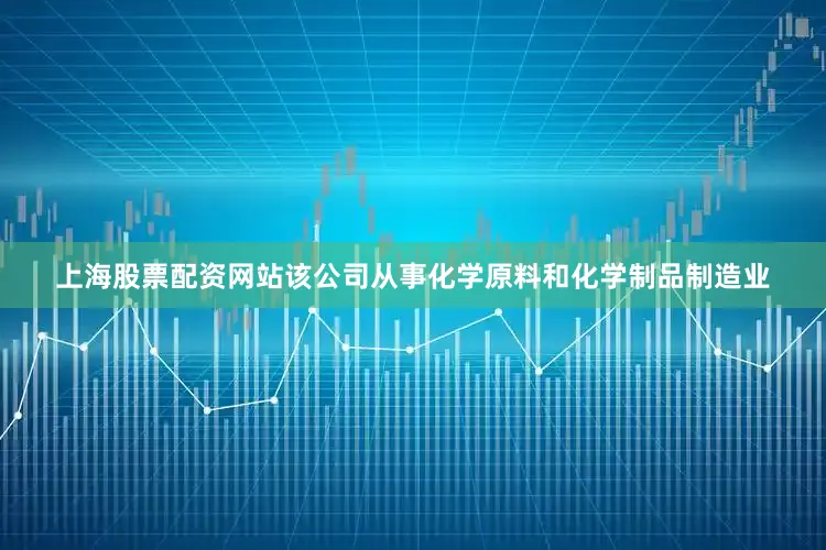 上海股票配资网站该公司从事化学原料和化学制品制造业
